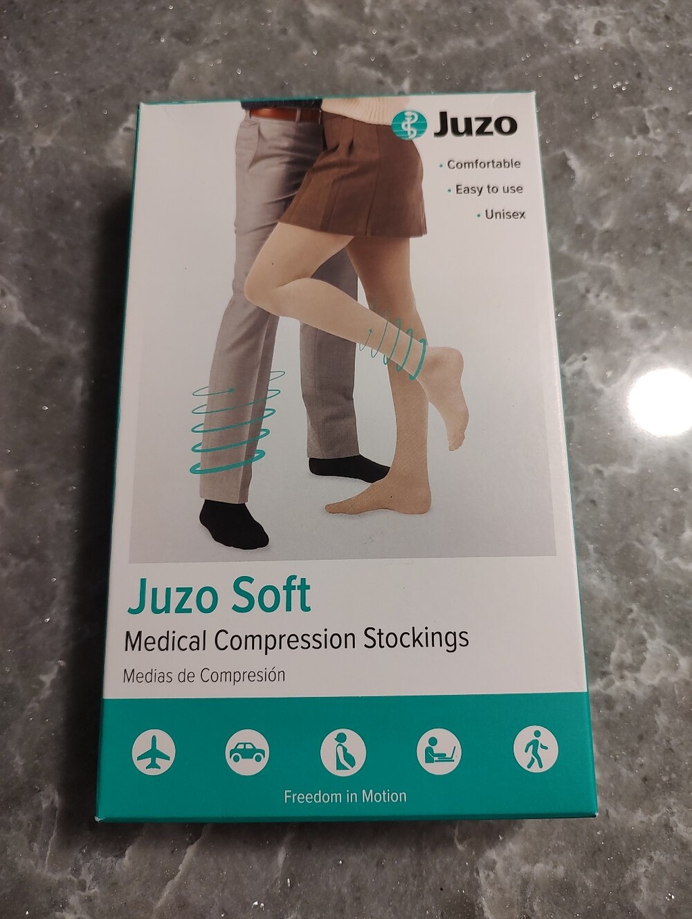 Medical Compression Stockings New in package size lll see back of boxes (3) boxe